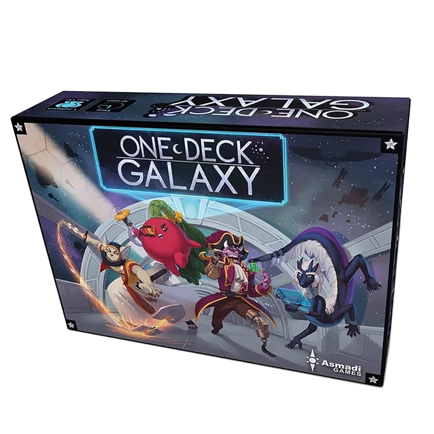 Amazon Asmadi Games One Deck Galaxy Asmadi Games Cooperative Card Game A Whole Galaxy In One Deck 1 2 Players 30 60 Min Ages 14 Blue Toys Games