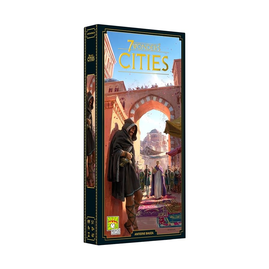 Amazon Asmodee 7 Wonders Cities Board Game EXPANSION Forge Alliances And Expand Your Influence Civilization Strategy Game For Kids And Adults Ages 10 3 7 Players 40 Min Playtime Toys Games