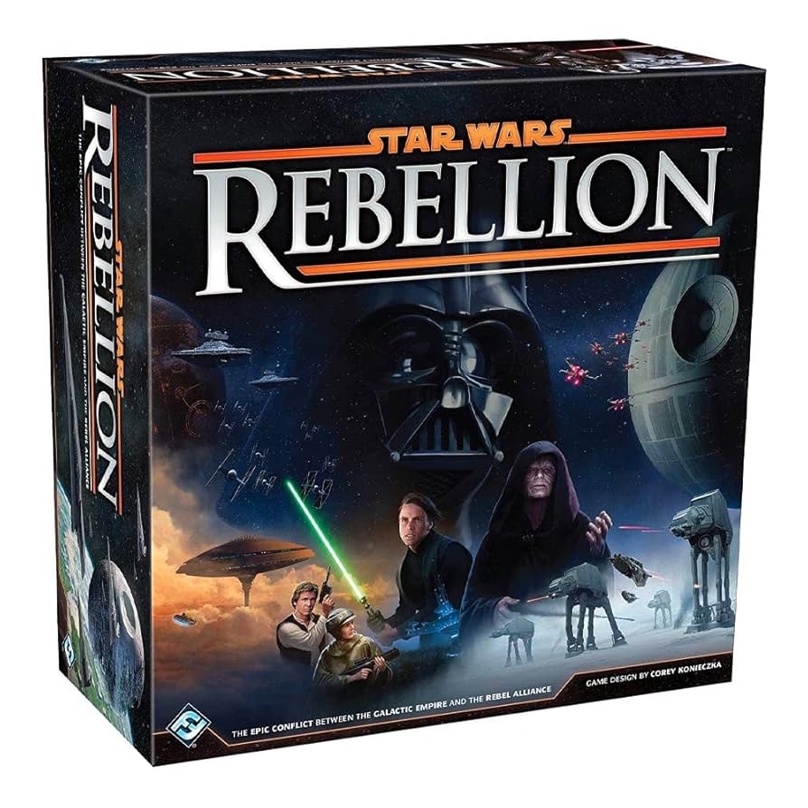 Amazon Asmodee Star Wars Rebellion Board Game Epic Galactic Empire Vs Rebel Alliance Conflict Tabletop Miniatures Strategy Game For Adults Ages 14 2 4 Players 3 Hour Playtime Toys Games