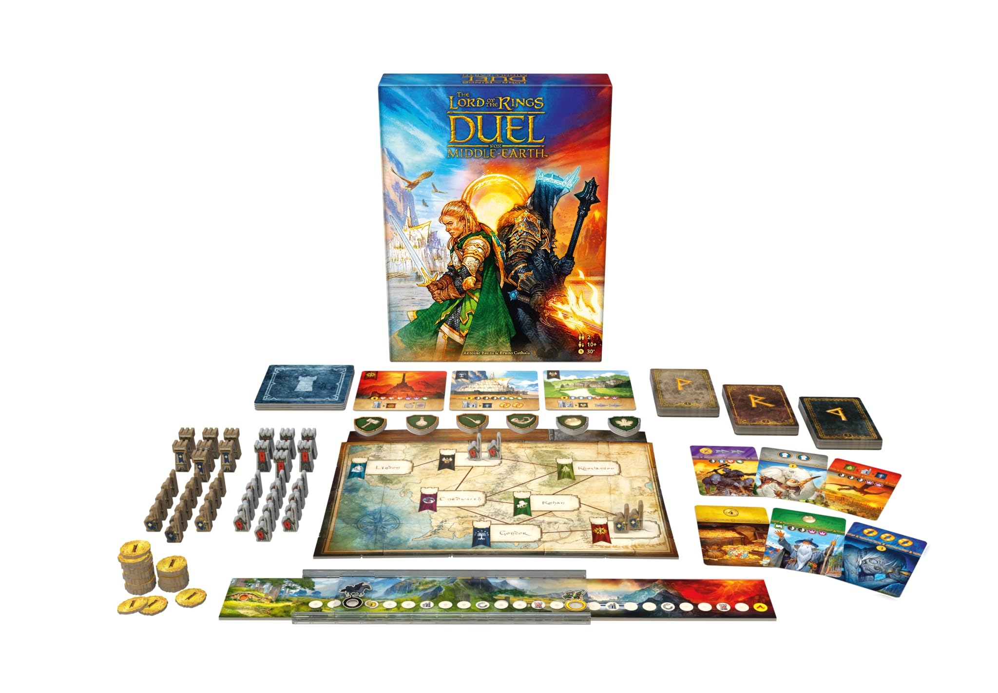 Amazon Asmodee The Lord Of The Rings Duel For Middle Earth Board Game Epic Strategy Game Of Power And Conquest For Kids And Adults Ages 10 2 Players 30 Minute Playtime 