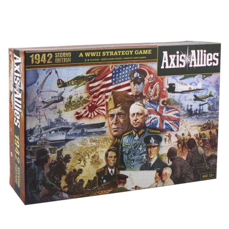 Amazon Avalon Hill Axis Allies 1942 Second Edition WWII Strategy Board Game With Extra Large Gameboard Ages 12 And Up 2 5 Players Toys Games