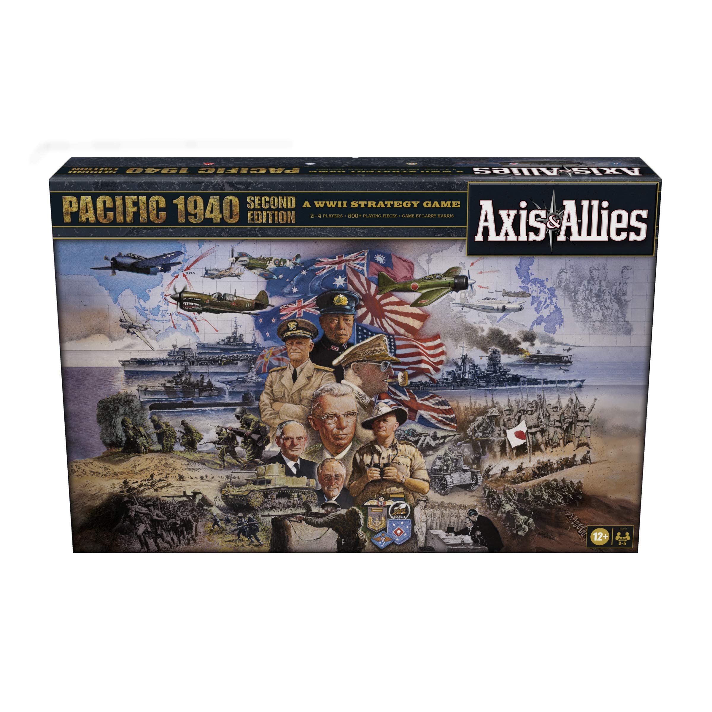 Amazon Avalon Hill Axis Allies Pacific 1940 Second Edition WWII Strategy Board Game With Extra Large Gameboard Ages 12 And Up 2 4 Players Toys Games