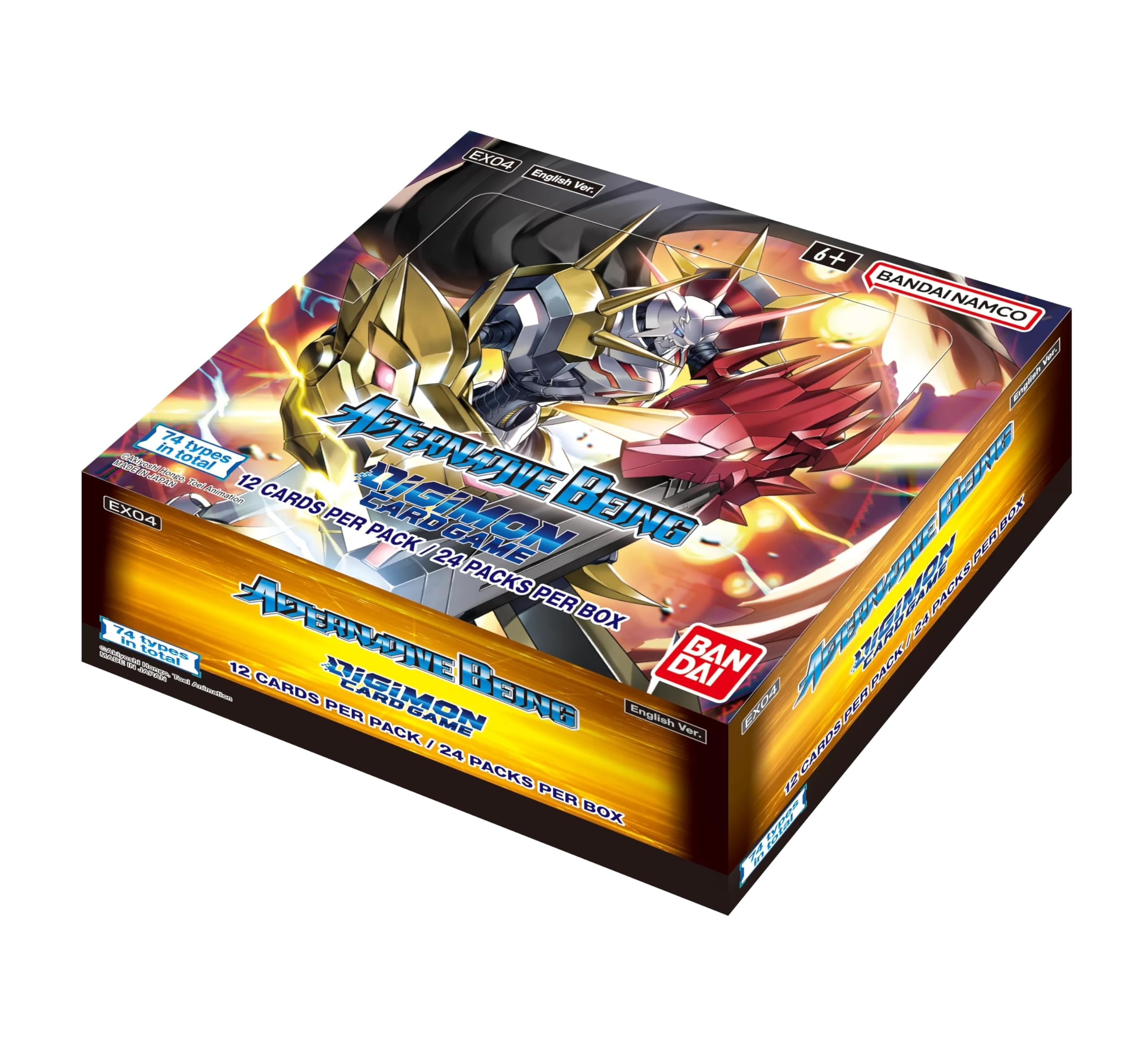 Amazon Bandai Digimon Card Game Alternative Being Booster Display EX04 Trading Card Game Ages 6 2 Players 20 30 Minutes Playing Time Toys Games