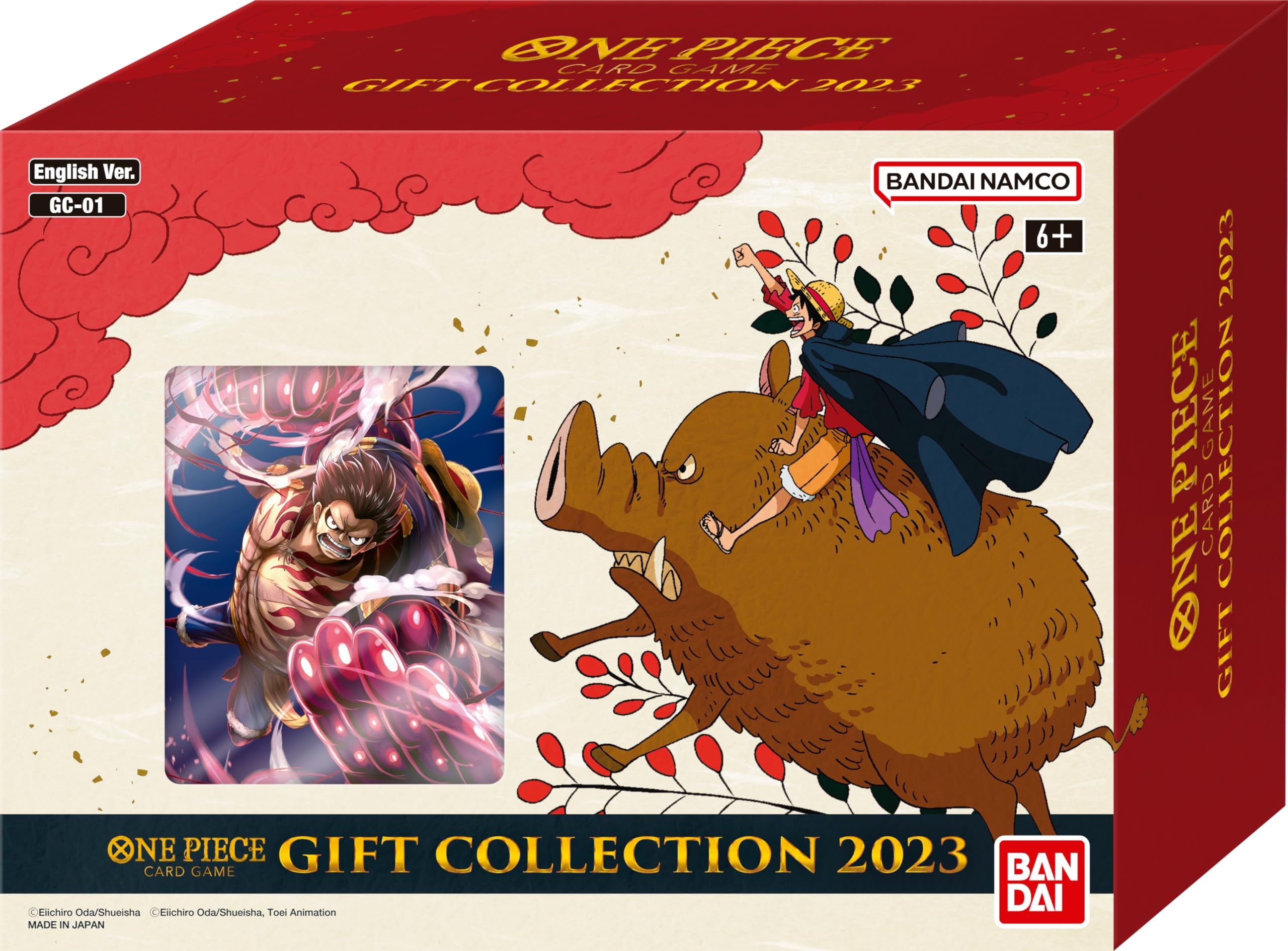Amazon Bandai One Piece Card Game Booster Pack Gift Box 2023 GB 01 Trading Card Game Ages 6 2 Players 20 30 Minutes Playing Time Red