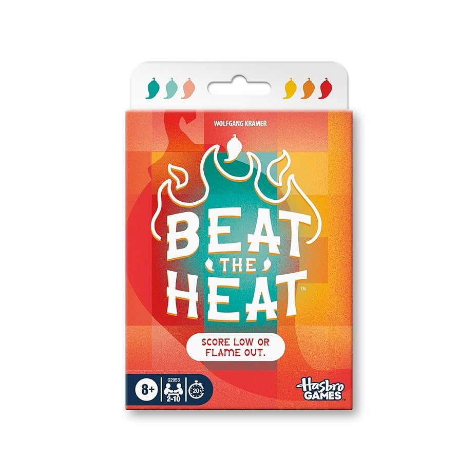 Amazon Beat The Heat Game Family Party Card Game For Kids And Adults Ages 8 2 To 10 Players 20 Mins Easy To Learn Strategy Card Games For Groups Toys Games