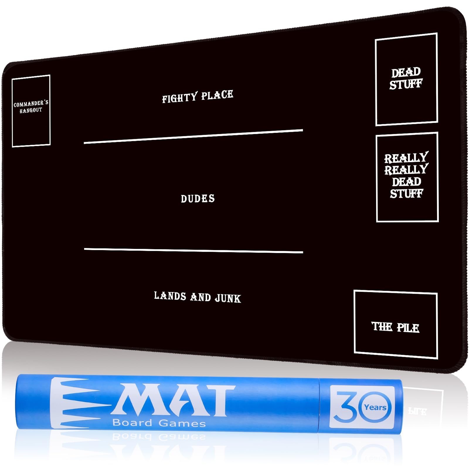 Amazon Biouai Stitched MTG Playmats For Magic The Gathering Play Mat With Tube Case For MTG Card Game Playing Black Zones Toys Games