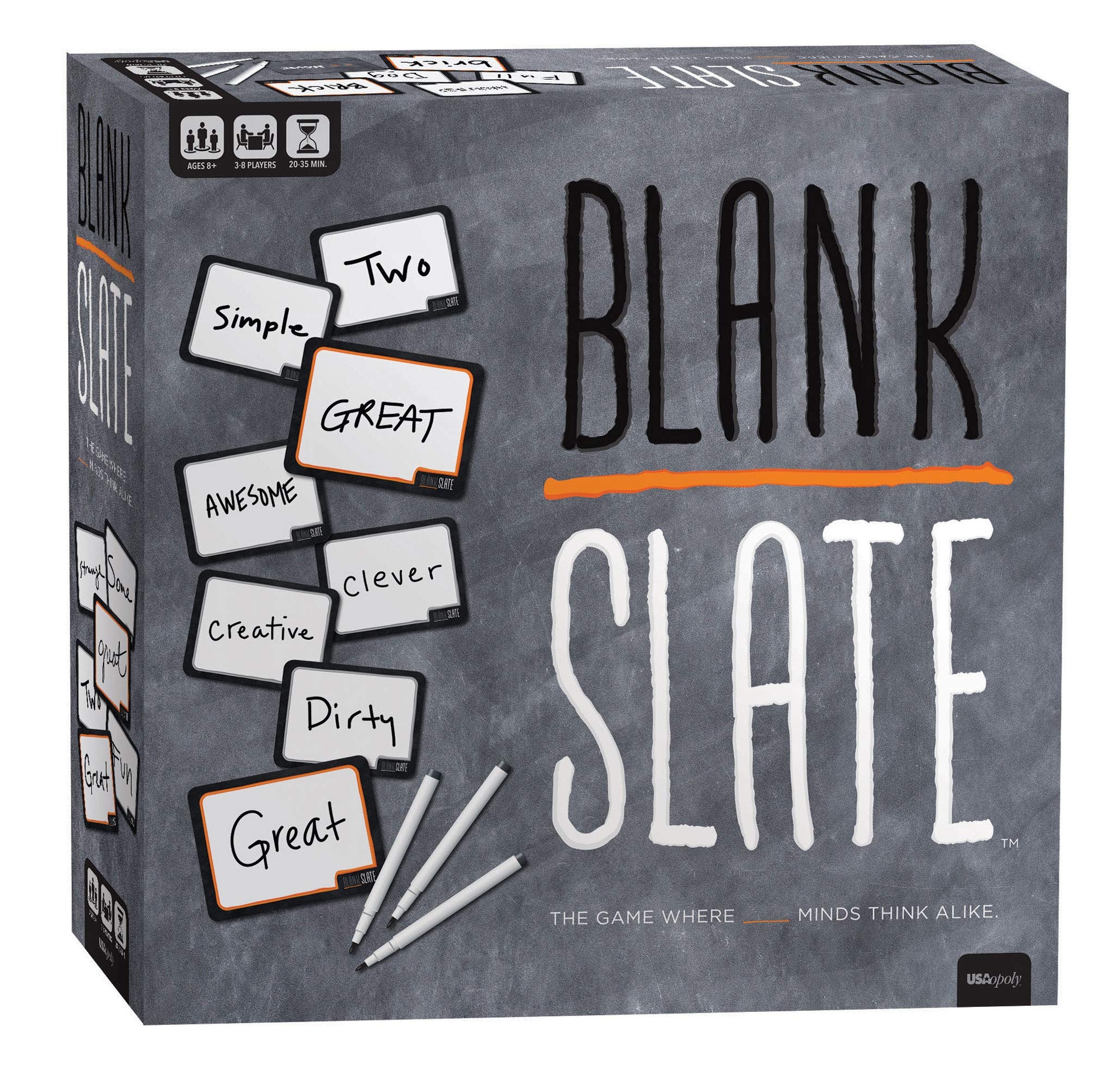 Amazon Blank Slate The Game Where Great Minds Think Alike Fun Family Friendly Word Association Party Game The Best Choice For Game Night Great Family Board Game 
