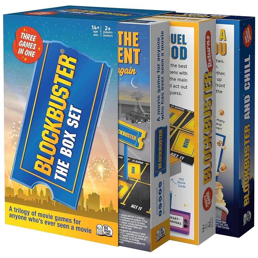 Amazon Blockbuster Trilogy Party Game For Teens And Adults Movie Board Game Night Toys Games