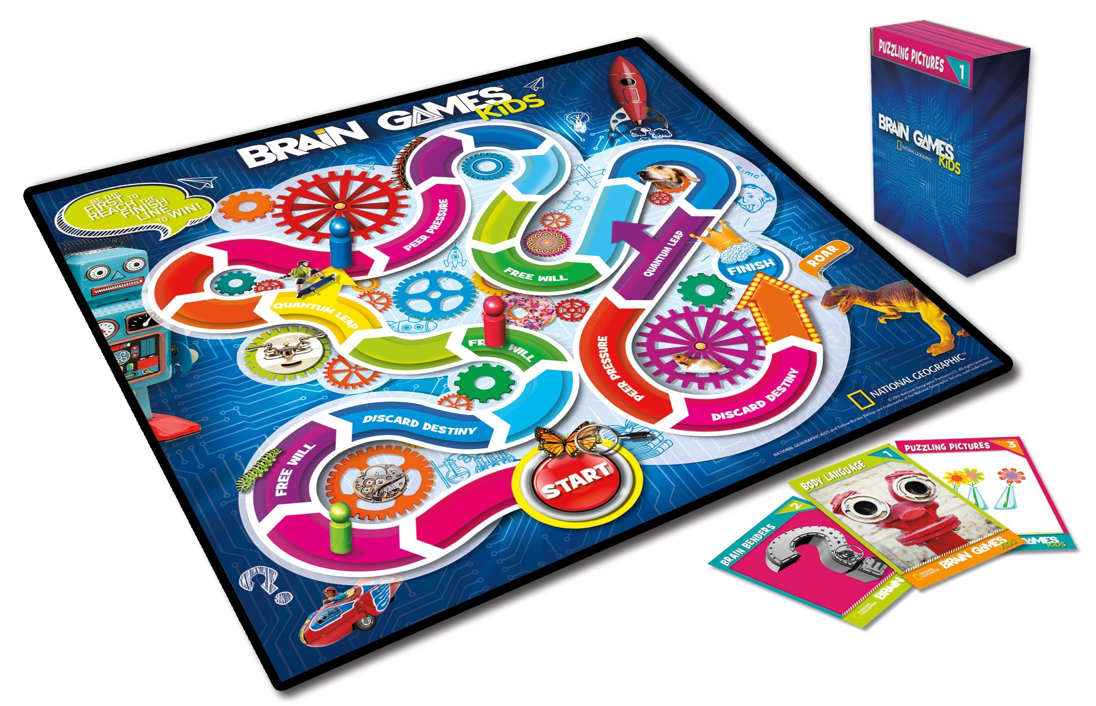 Amazon BRAIN GAMES KIDS Warning This Game Will Blow Your Mind Toys Games