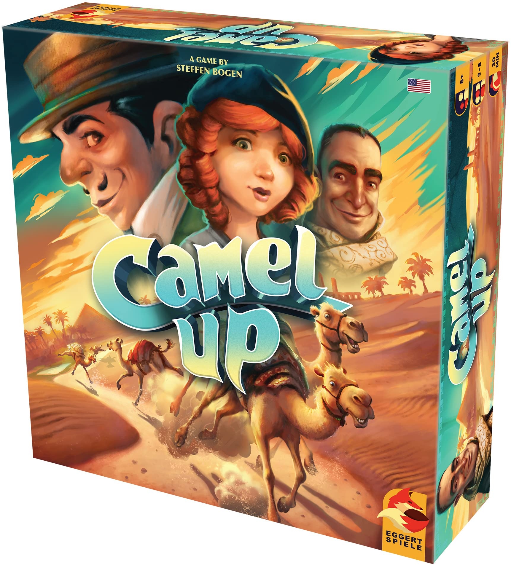 Amazon Camel Up Second Edition Strategy Dice Game Family Board Game For Adults And Kids Ages 8 And Up 3 To 8 Players Average Playtime 30 45 Minutes Made By Eggertspiele Toys Games