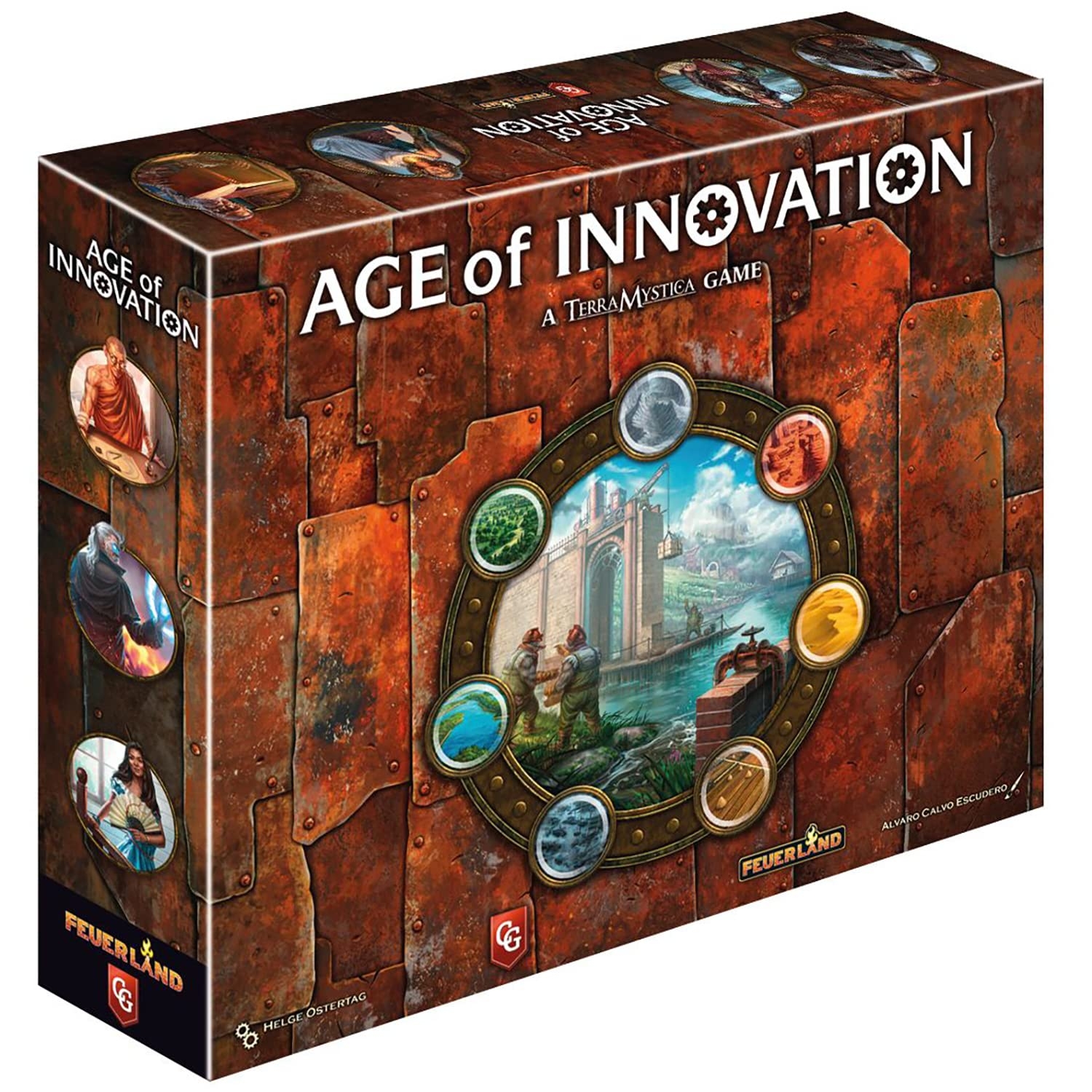 Amazon Capstone Games Age Of Innovation A Terra Mystica Game Faction Strategy Board Game Ages 14 1 5 Players 40 Min