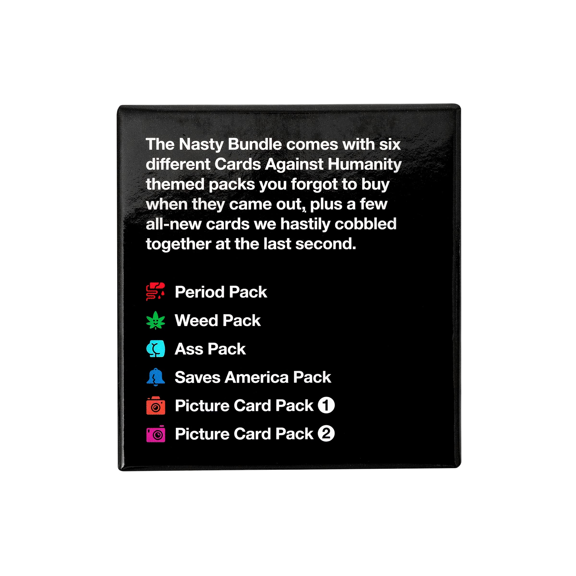 Amazon Cards Against Humanity Nasty Bundle 6 Nasty Themed Packs 10 All New Cards Toys Games