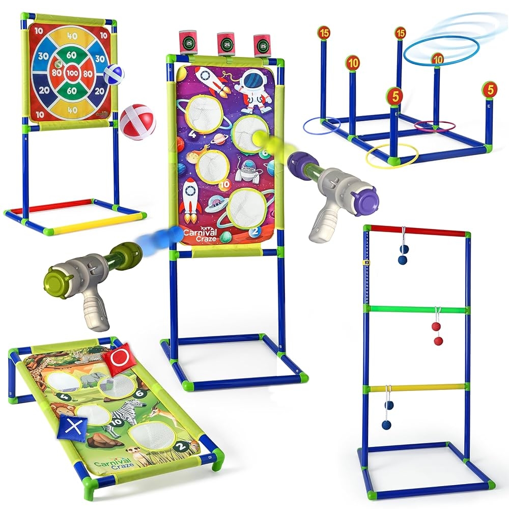 carnival game with cards for kids