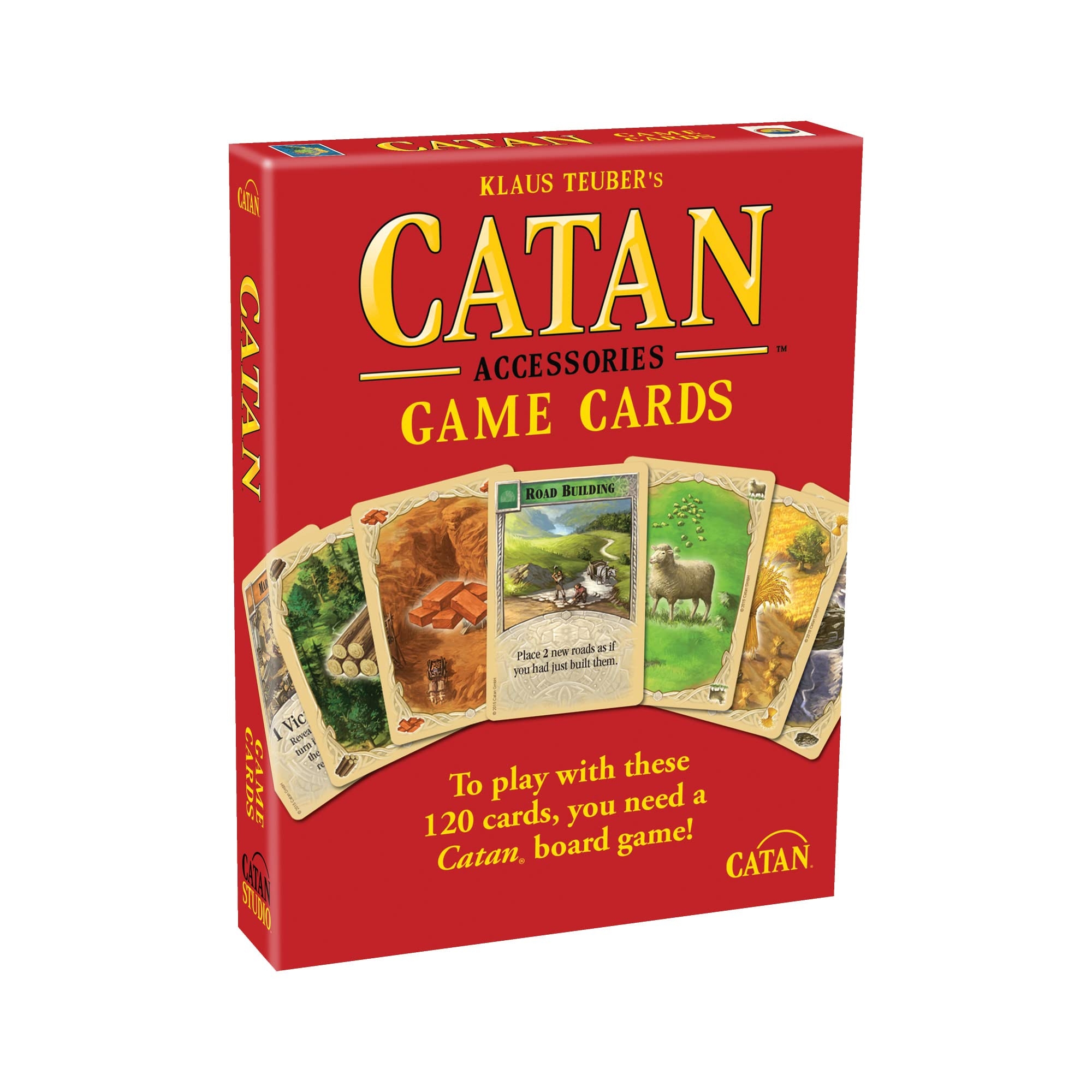 Amazon CATAN Replacement Game Cards Complete Set Of 120 Game Cards For Use With The Board Game Sold Separately Official Board Game Accessories Made Studio Toys Games