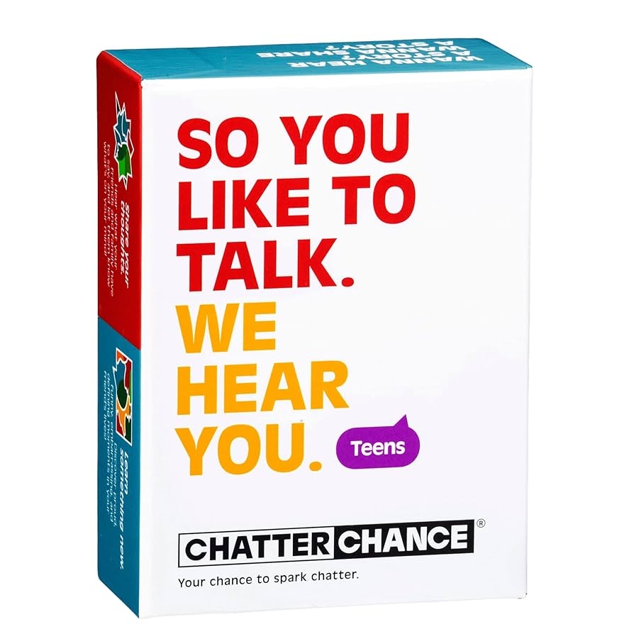 Amazon ChatterChance Conversation Starter For Teens Exciting Fun Conversation Games With Question Cards That Spark Connection Understanding Thought Provoking Card Games For Teens With 80 Questions Toys Games