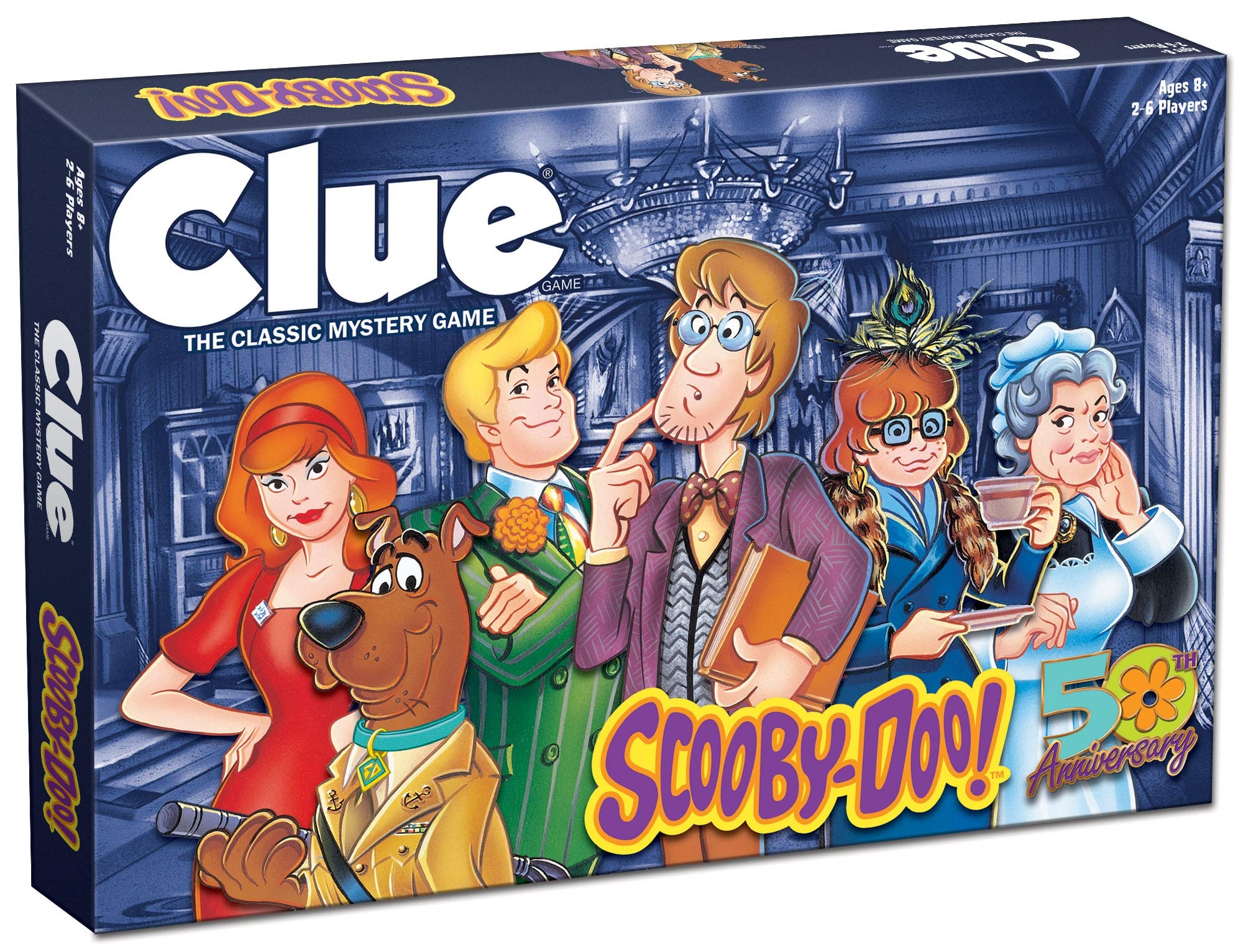 Amazon CLUE Scooby Doo Board Game Official Scooby Doo Merchandise Based On The Popular Scooby Doo Cartoon Classic Clue Game Featuring Scooby Doo Characters Gather The Gang And Solve The Mystery Toys