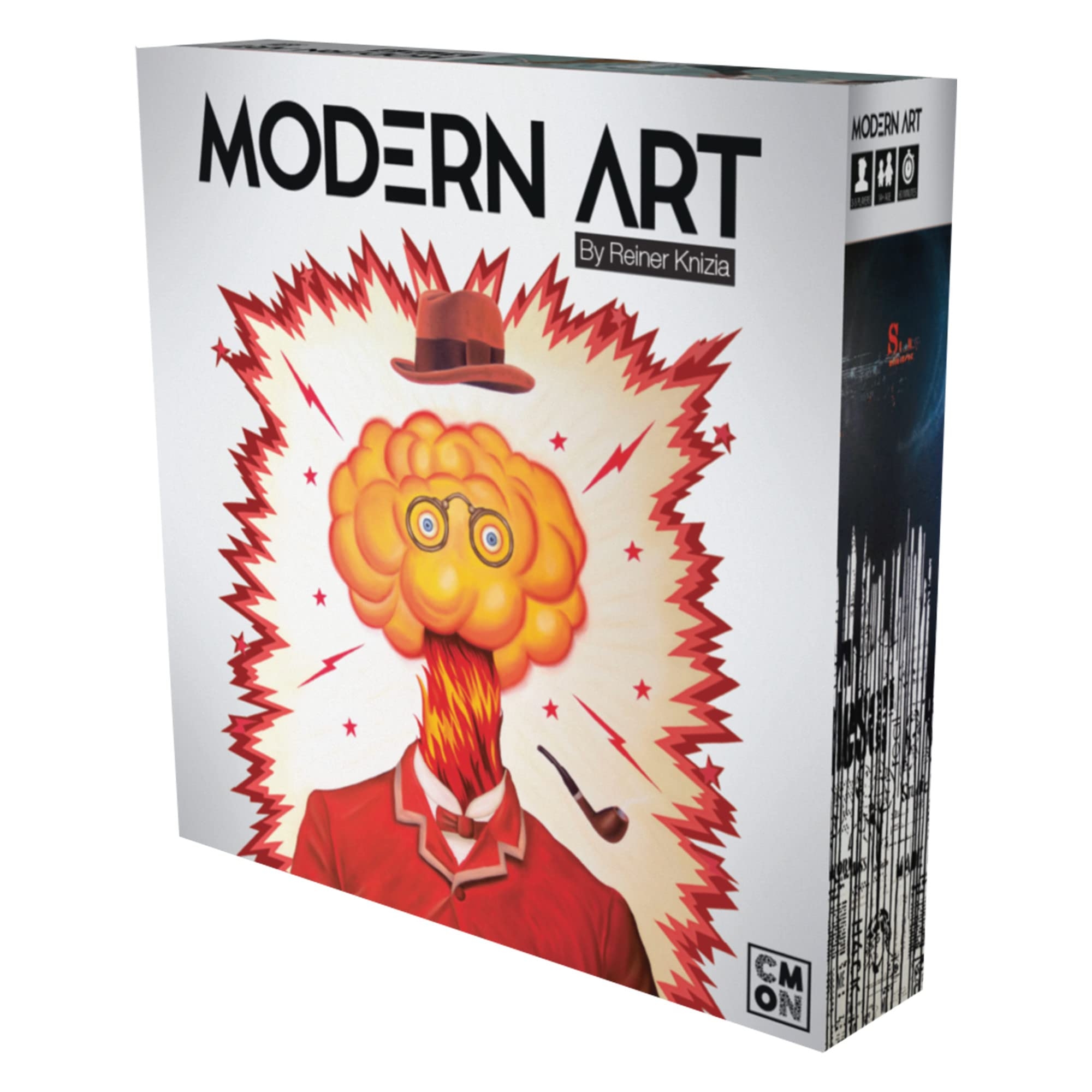 Amazon CMON Modern Art Board Game Art Museum Auction Strategy Game A Competitive Game Of Prediction Great For Game Night With Adults Ages 14 3 5 Players 
