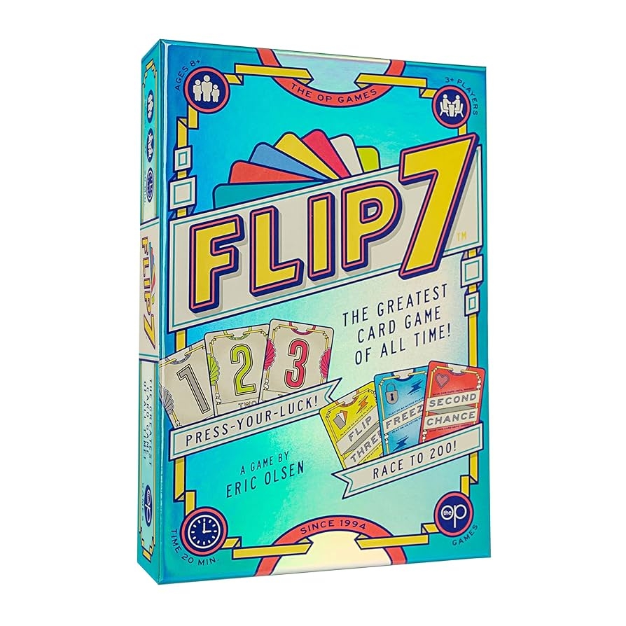 Amazon co jp Flip 7 The Ultimate Blend Of Pushing Your Luck And Strategy Fast paced Addictive Card Game Learn And Easy To Teach Game Night 3 Players Ages 8 20 Minutes Playing Time 