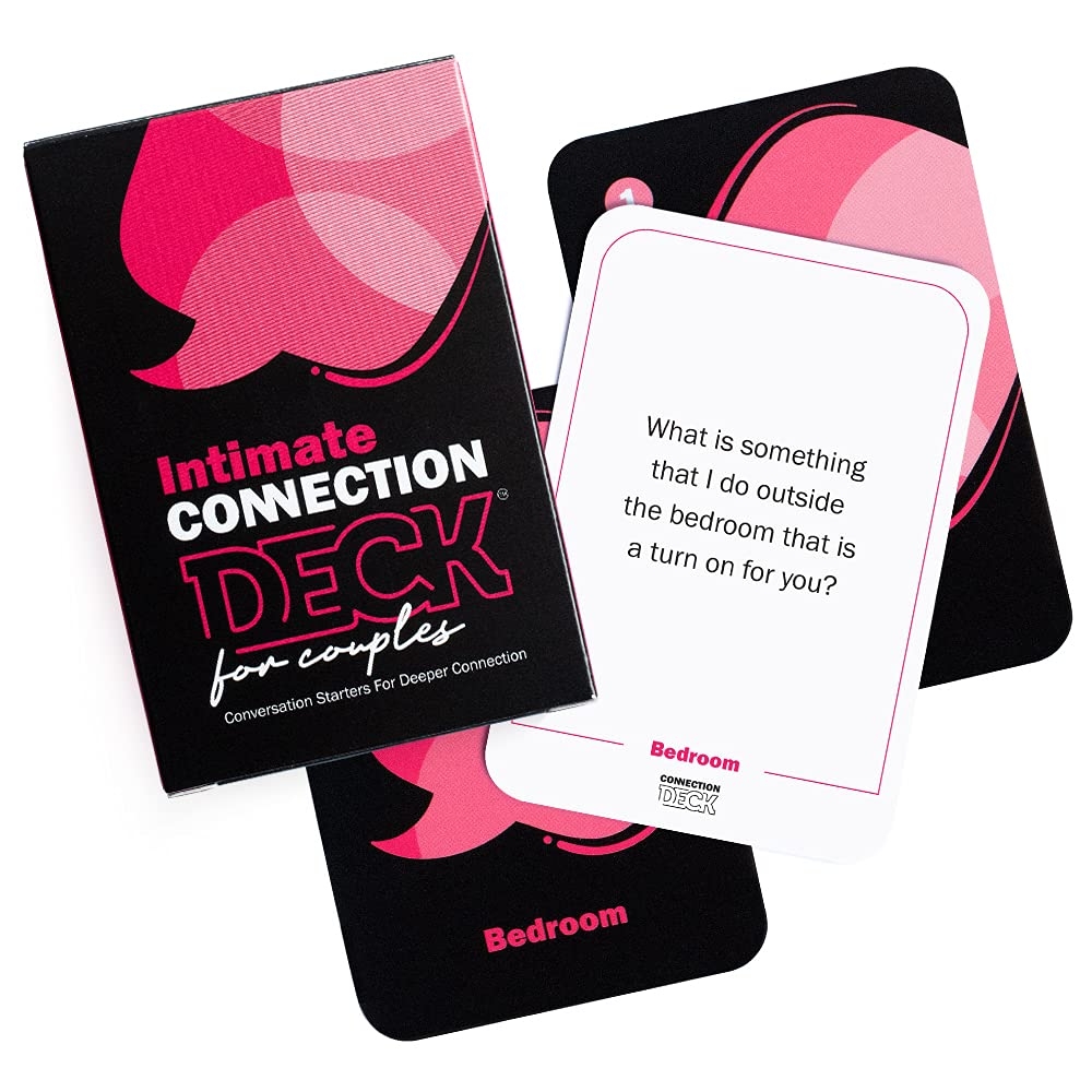 Amazon Connection Deck Card Game For Couples Connecting And Revealing Questions To Ignite A Deeper Relationship Perfect For Anniversary Date Night More 100 Cards 