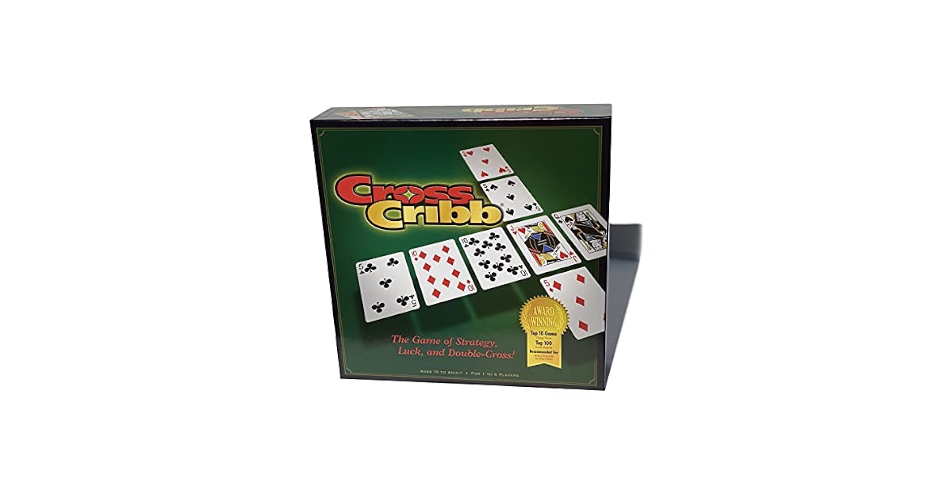 Amazon CrossCribb A Fun Twist On Traditional Cribbage Strategy Family Board Game Toys Games