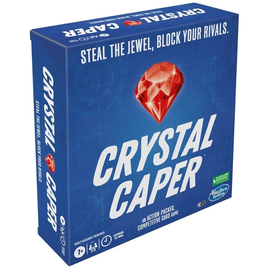 Amazon Crystal Caper Card Game For Families And Kids Easy Hilarious Competitive Card Games For Families Family Games For 3 6 Players Ages 7 Toys Games