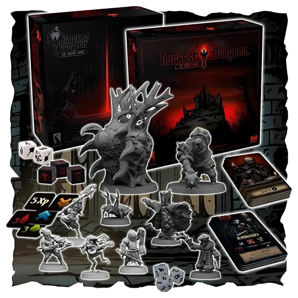 Amazon Darkest Dungeon The Board Game Board Game By Mythic Games 1 4 Players 90 120 Minutes Of Gameplay Games For Game Night Teens And Adults Ages 14 English Version Toys Games