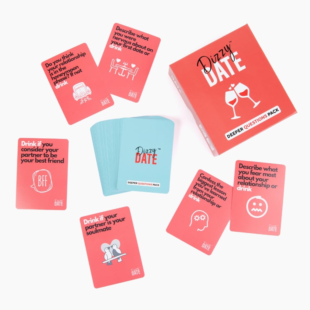 Amazon Dizzy Date The 2nd Date Deeper Questions Expansion Pack The Card Game For Date Night Perfect Valentine s Day Gift Video Games