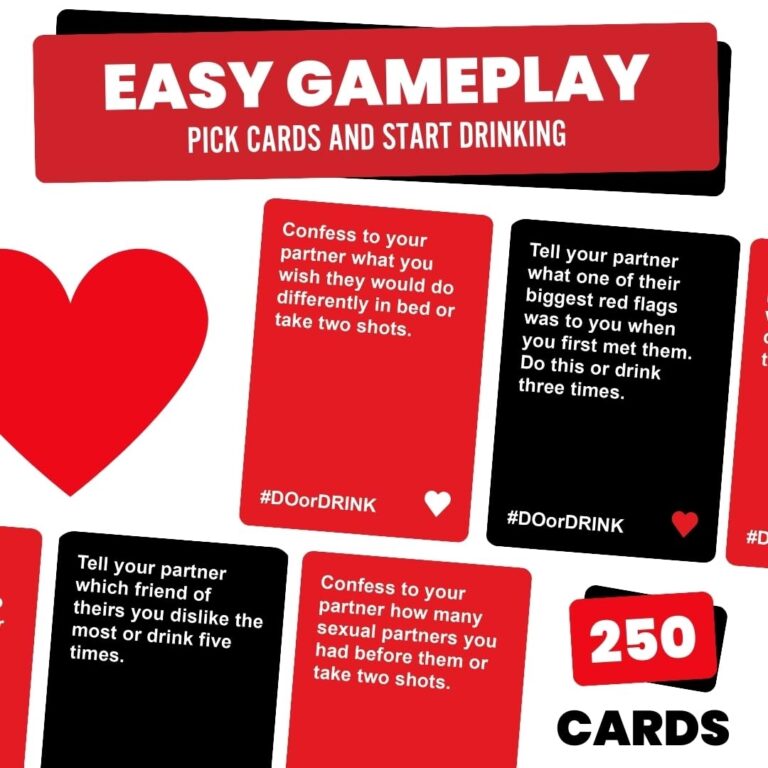 Amazon Do Or Drink Date Night Couples Drinking Card Game For Adults Fun Romantic Game For Two Perfect For Game Night Parties Or Gifts For Boyfriend Girlfriend Or Wife And Husband