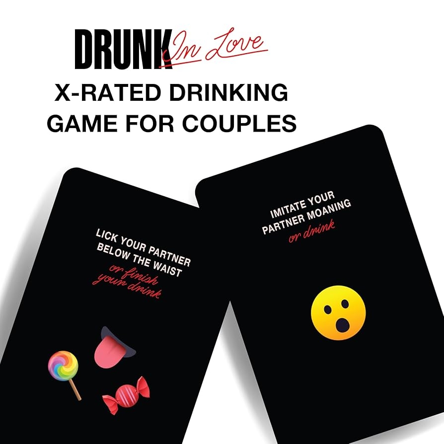 Amazon Drunk In Love Couples Drinking Card Game Fun Intimate Date Night Games Relationship Couples Games For Adults 50 Spicy Dare Cards Romantic Anniversary Party Valentines Gifts Health Household