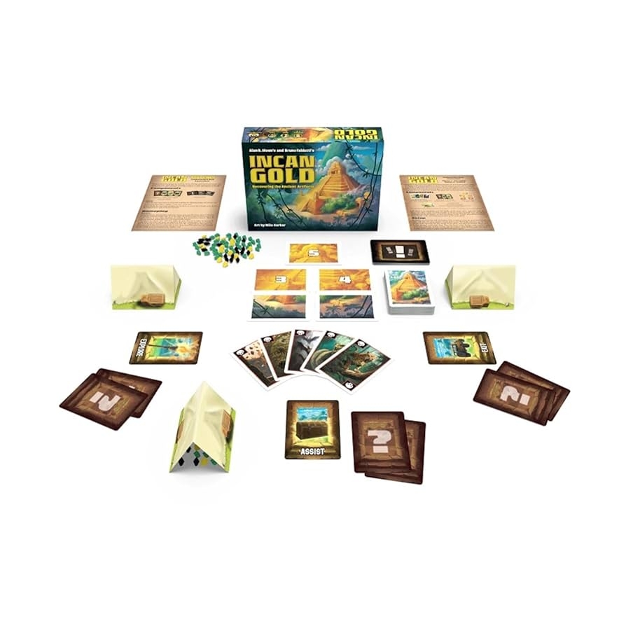 Amazon Eagle Gryphon Games Incan Gold Recovering The Ancient Artifacts 2024 Edition Toys Games