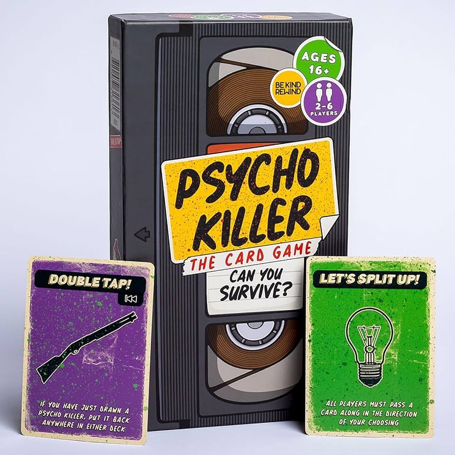 Amazon Escape Desktop Games Psycho Killer Third Edition The Card Game Can You Survive 16 2 6 Amazon 