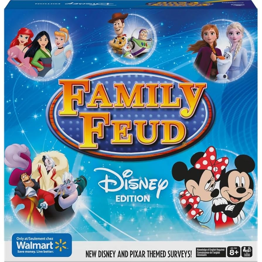 Amazon Family Feud Disney Editon Board Game Family Fun Party