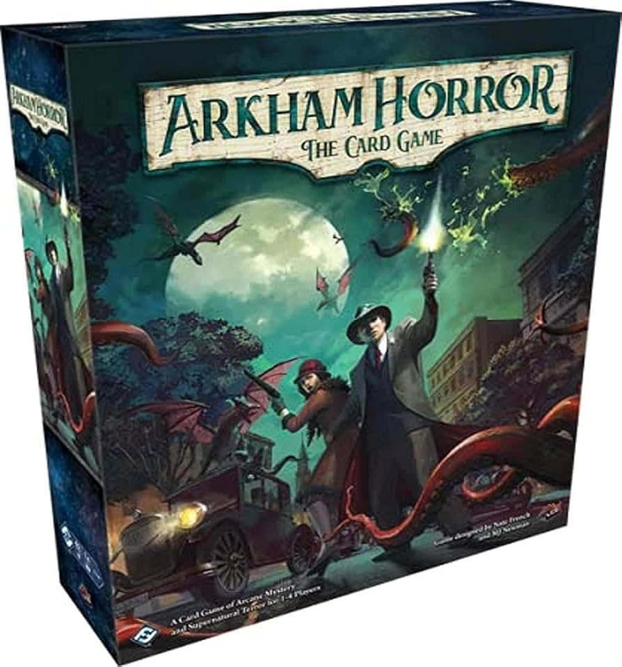 Amazon Fantasy Flight Games Arkham Horror The Card Game Revised Core Set Horror Mystery Cooperative Games For Adults And Teens Ages 14 1 4 Players Avg Playtime 1 2 Hours Made Toys Games