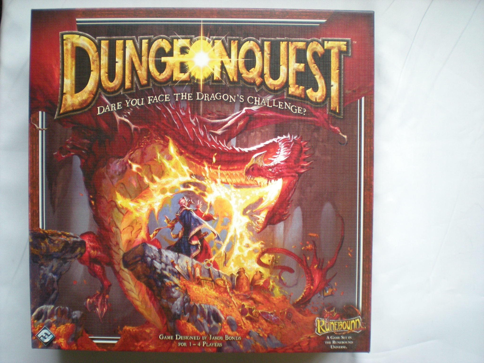 Amazon Fantasy Flight Games Dungeonquest Dare To Face The Dragon s Challenge Bonds Jakob Toys Games