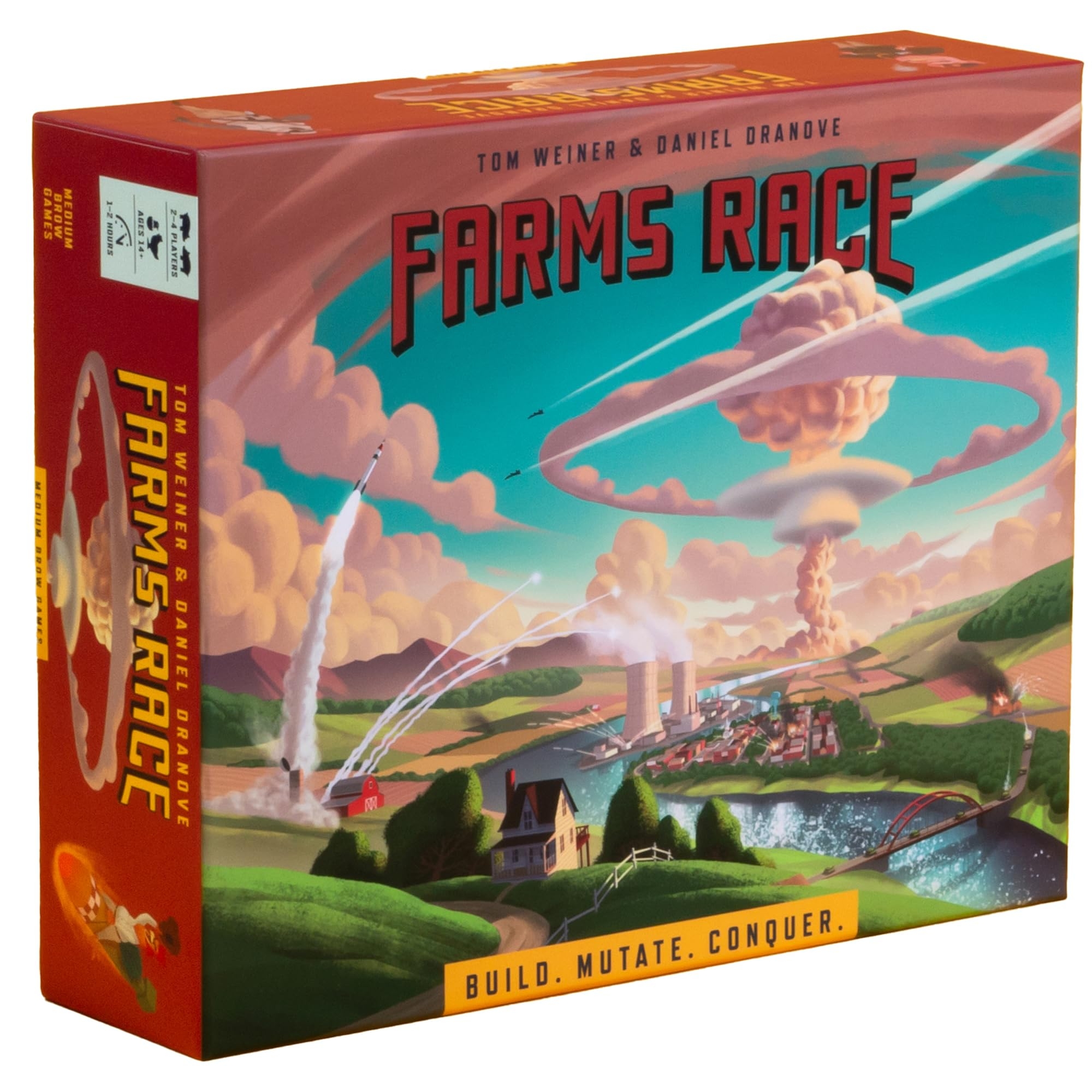 Amazon Farms Race Game Nuke Your Friends 1 2 Hour Strategy Board Game For Adults And Family 2 4 Players Ages 14 Standard Edition Toys Games