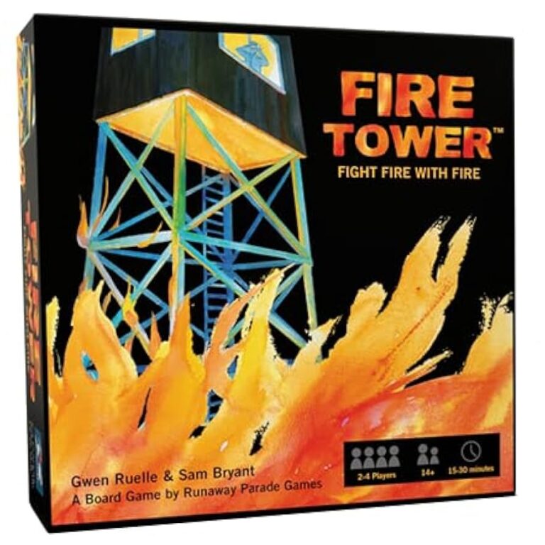 Amazon Fire Tower Board Game Standard Edition Fight Fire With Fire In This Fast Paced Competitive Game Easy To Learn 15 30 Min Toys Games