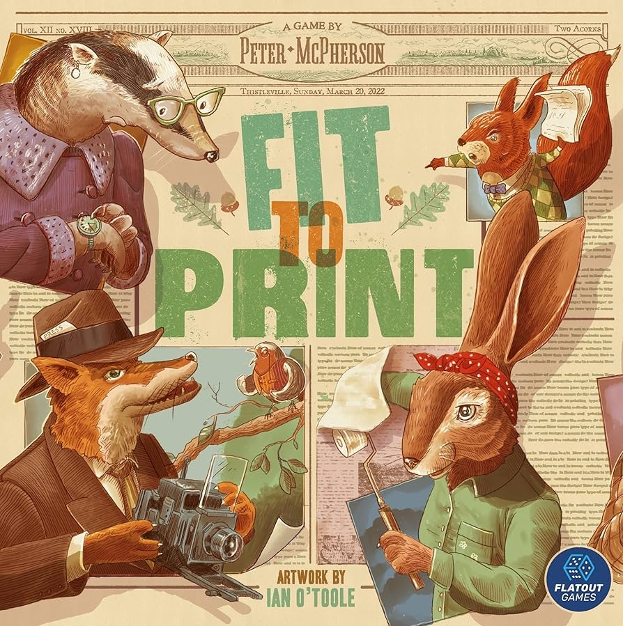 Amazon Fit To Print Board Game Deluxe Kickstarter Edition With Promo Mini Expansion Toys Games