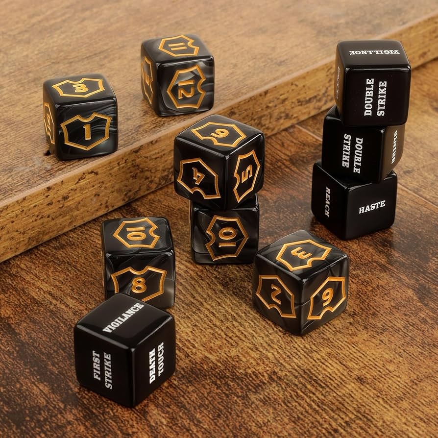 magic card game dice