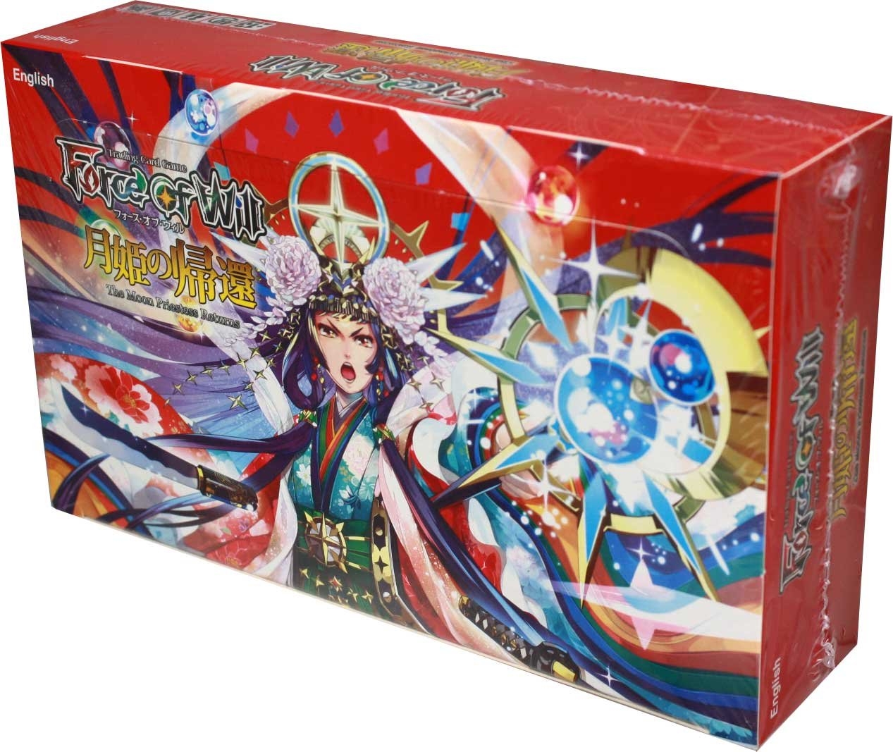 Amazon Force Of Will FOW TCG Trading Card Game Series 3 G3 The Moon Priestess Returns Booster Box English Version 36 Booster Packs Of 10 Cards Each Toys Games