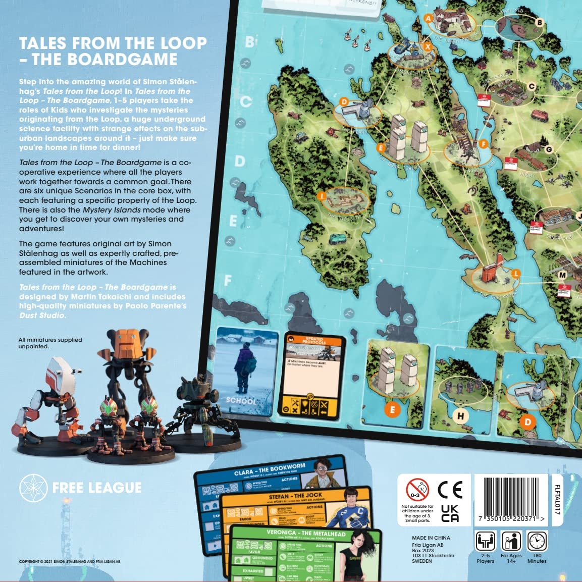 Amazon Free League Tales From The Loop The Board Game Multi Toys Games