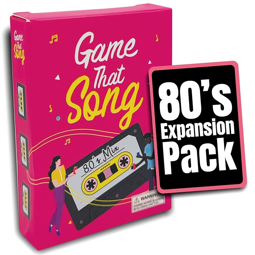 Amazon Game That Song 80 s Mix Expansion 50 New Cards Music Card Game For Family Adults And Teens Hilarious Addictive And Competitive Fun For Game Nights Toys Games