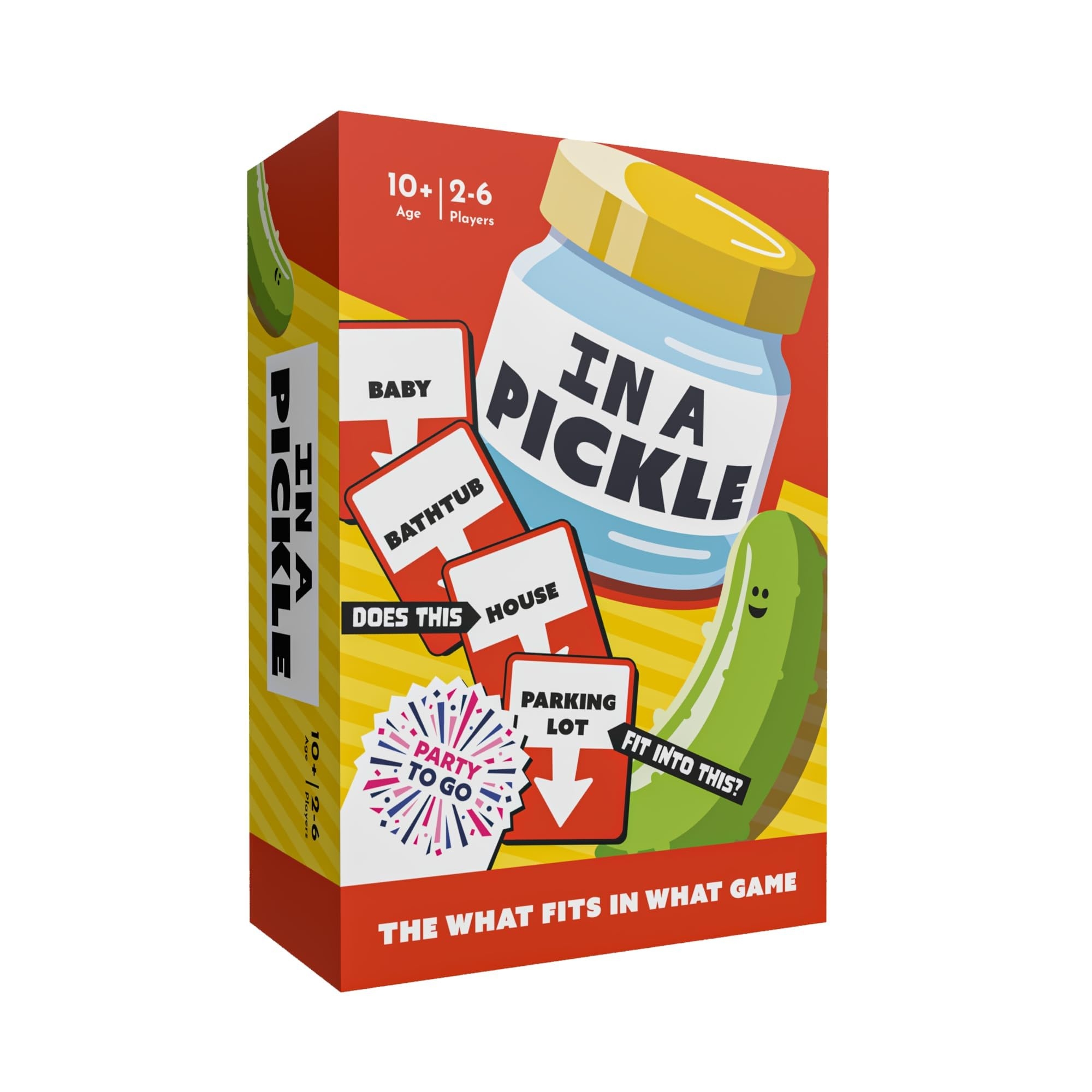 Amazon Gamewright In A Pickle Card Game Party To Go Ages 10 Toys Games