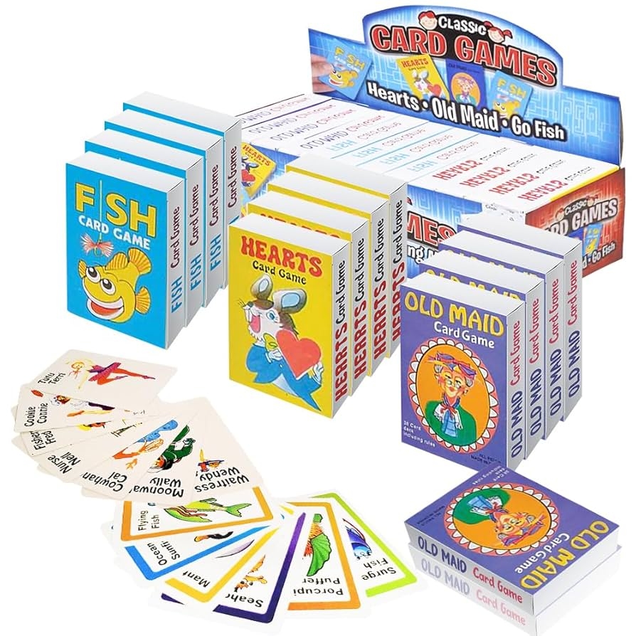 Amazon Gamie Kids Card Games 12 Pack Classic Deck Of Cards Including Go Fish Old Maid And Hearts Fun And Educational Kids Playing Cards Set Ideal Party Favors Gifts And Amazon Gamie Kids Card Games 12 Pack Classic Deck Of Cards Including Go Fish Old Maid And Hearts Fun And Educational Kids Playing Cards Set Ideal Party Favors Gifts And