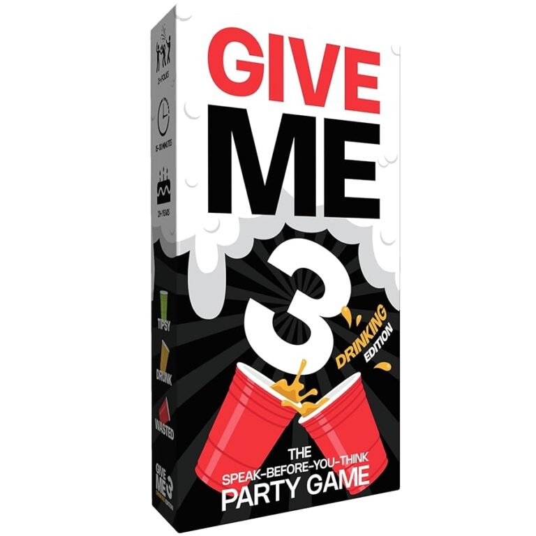 Amazon GIVE ME 3 Card Game Hilarious Adult Drinking Games 2 Players 10 Second Rule Toys Games