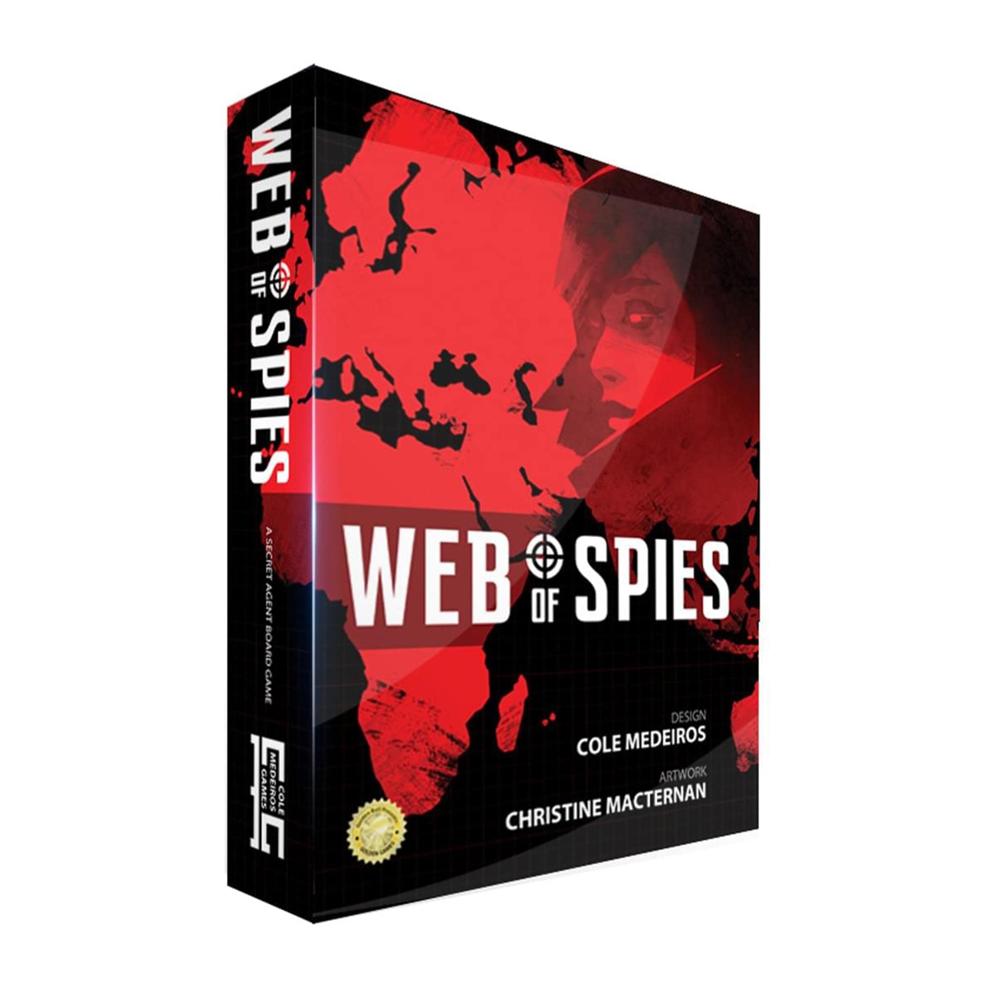 Amazon Golden Bell Studios Web Of Spies Board Game 2 4 Players Ages 10 Toys Games