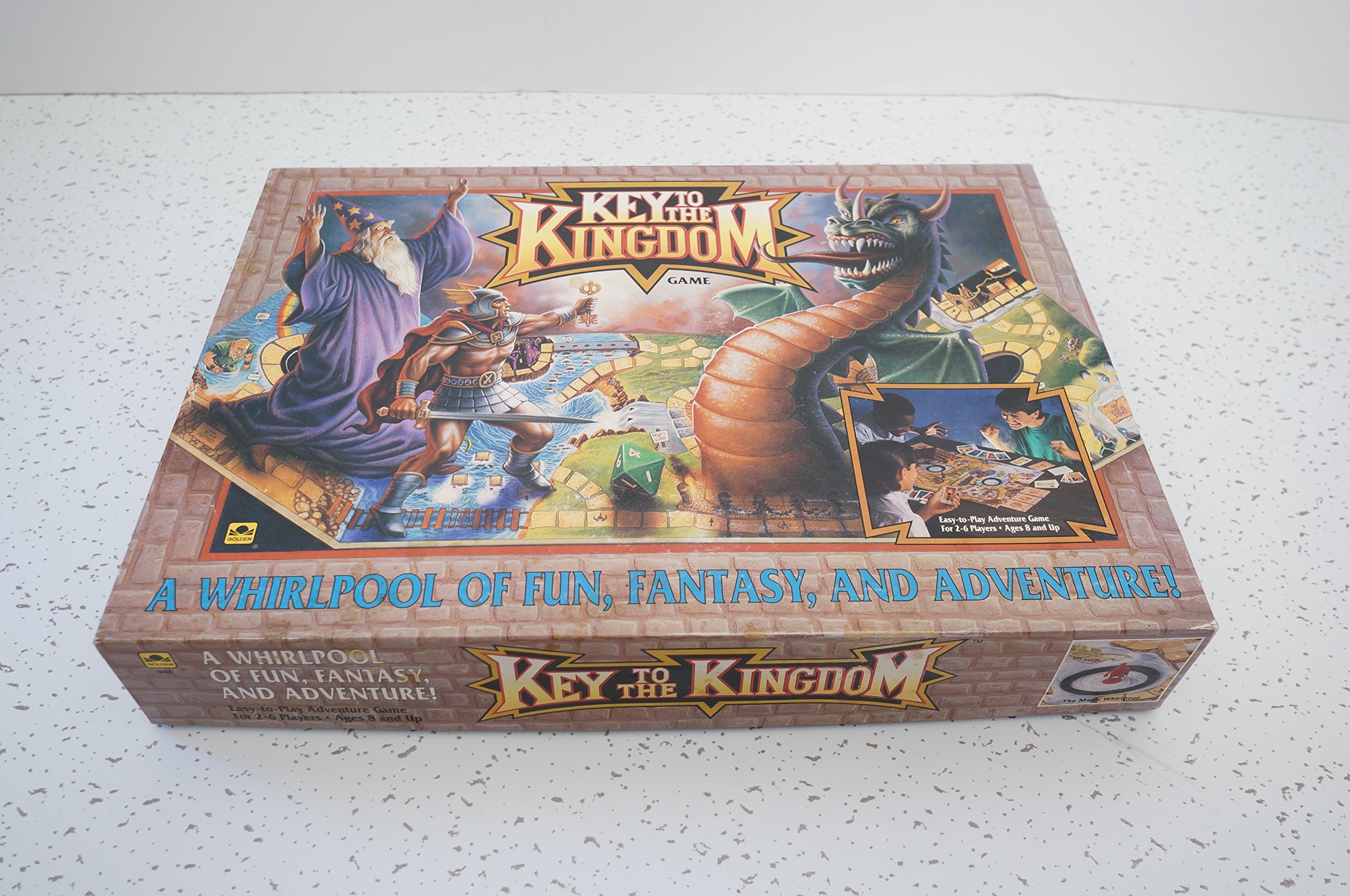 Amazon GOLDEN Key To The Kingdom Adventure Fantasy Board Game 1992 1 6 Players Ages 12 Toys Games