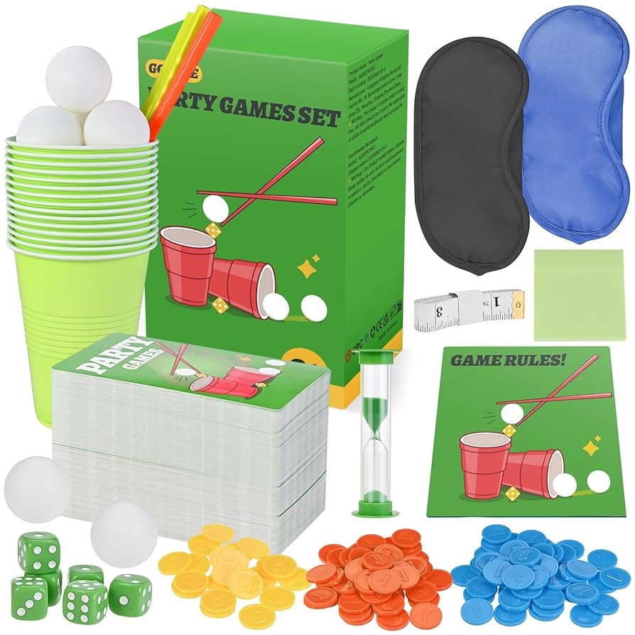 Amazon GOLDGE Minute To Win It Party Games With 160 Challenges For Kids Adults Teens Families Game Night Perfect Home Gift Birthdays Or Travel For 2 10 Players Toys Games