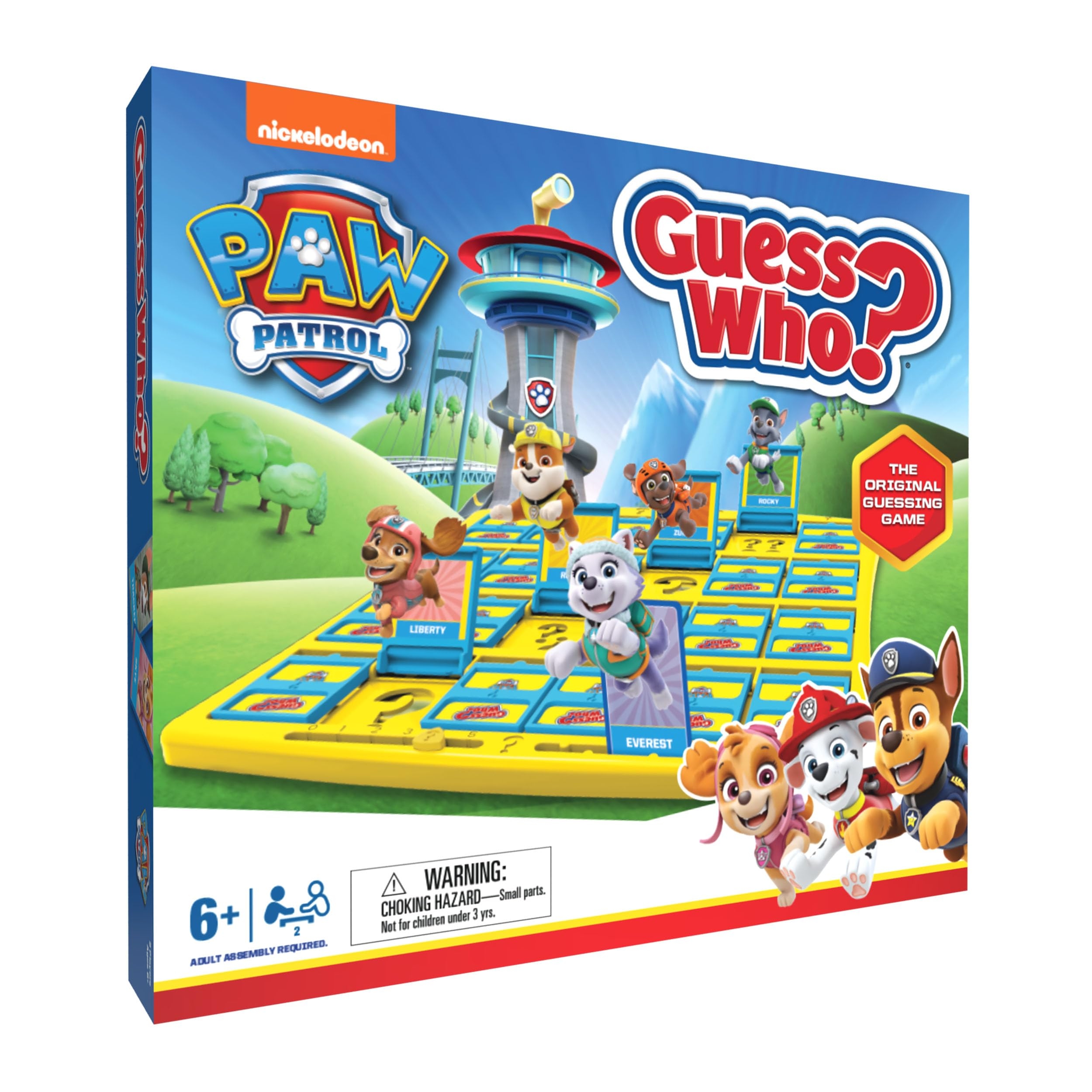 Amazon Guess Who PAW Patrol Board Game Featuring Chase Rocky Skye And More Officially Licensed Nickelodeon PAW Patrol Game Family Friendly Children s Mystery Game Of Deduction Ages 6 Up Toys 