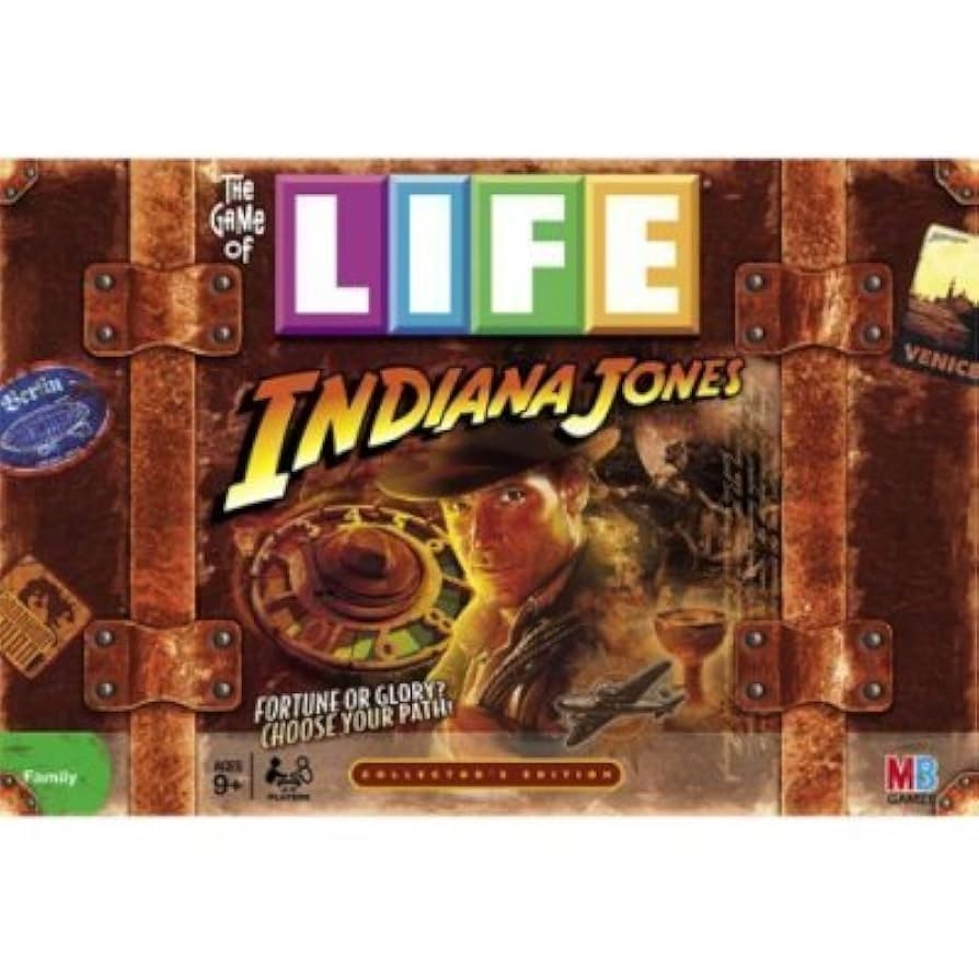 Amazon Hasbro Game Of Life Indiana Jones Toys Games