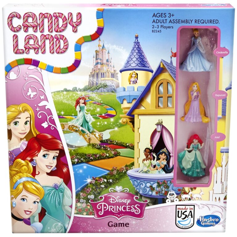 Amazon Hasbro Gaming Candy Land Disney Princess Edition Board Game Preschool Games For 2 To 3 Players Family Games For Kids Ages 3 And Up Amazon Exclusive Hasbro Toys Games